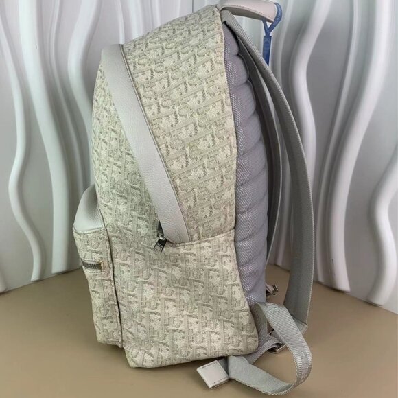 Dior Rider Classic Embroidered Monogram Canvas and Leather Backpack